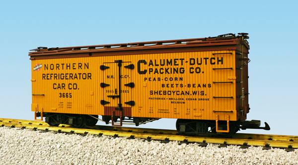 USA-Trains NRCC Calumet Yellow/Brown ,Spur G