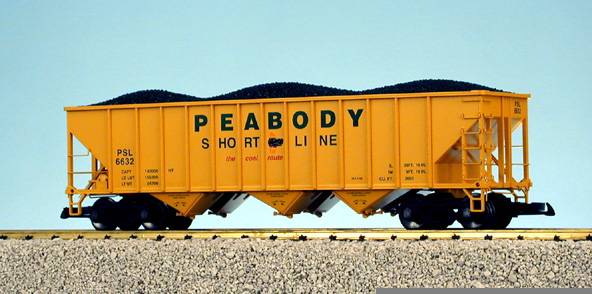 USA-Trains Peabody - Yellow ,Spur G